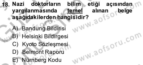 Sosyal Bilimlerde Araştırma Yöntemleri Dersi 2014 - 2015 Yılı (Final) Dönem Sonu Sınav Soruları 18. Soru