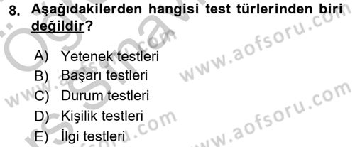 Sosyal Bilimlerde Araştırma Yöntemleri Dersi 2016 - 2017 Yılı 3 Ders Sınav Soruları 8. Soru