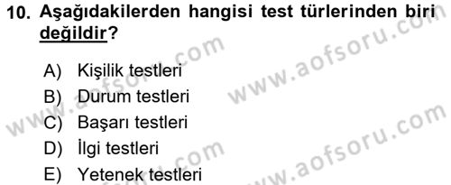 Sosyal Bilimlerde Araştırma Yöntemleri Dersi 2017 - 2018 Yılı 3 Ders Sınav Soruları 10. Soru