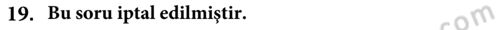 Sosyal Bilimlerde Araştırma Yöntemleri Dersi 2023 - 2024 Yılı (Vize) Ara Sınav Soruları 19. Soru