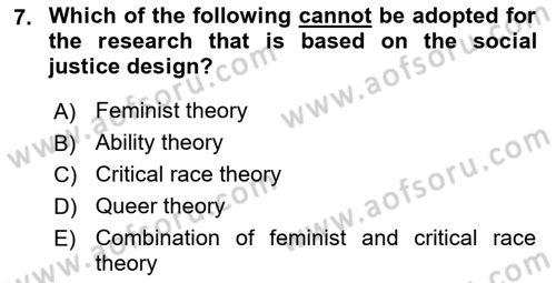 Research Methods Dersi 2018 - 2019 Yılı (Vize) Ara Sınav Soruları 7. Soru