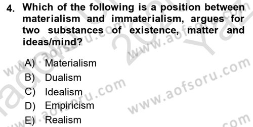 Research Methods Dersi 2020 - 2021 Yılı Yaz Okulu Sınav Soruları 4. Soru