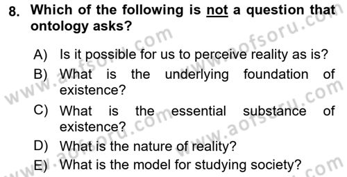 Research Methods Dersi 2021 - 2022 Yılı (Vize) Ara Sınav Soruları 8. Soru