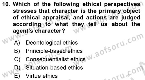 Research Methods Dersi 2021 - 2022 Yılı (Final) Dönem Sonu Sınav Soruları 10. Soru