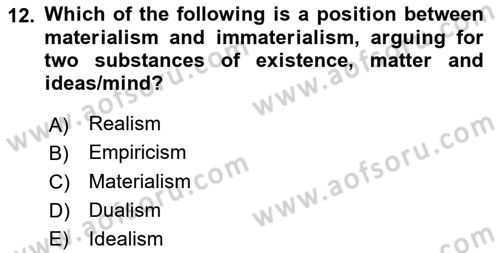 Research Methods Dersi 2022 - 2023 Yılı Yaz Okulu Sınav Soruları 12. Soru