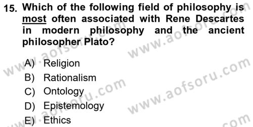 Research Methods Dersi 2024 - 2025 Yılı Yaz Okulu Sınav Soruları 15. Soru