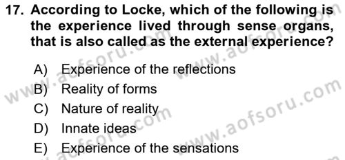 Research Methods Dersi 2024 - 2025 Yılı Yaz Okulu Sınav Soruları 17. Soru