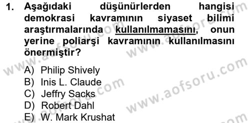 Uluslararası İlişkilerde Araştırma Yöntemleri Dersi 2012 - 2013 Yılı (Final) Dönem Sonu Sınav Soruları 1. Soru