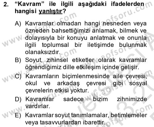 Uluslararası İlişkilerde Araştırma Yöntemleri Dersi 2013 - 2014 Yılı Tek Ders Sınav Soruları 2. Soru