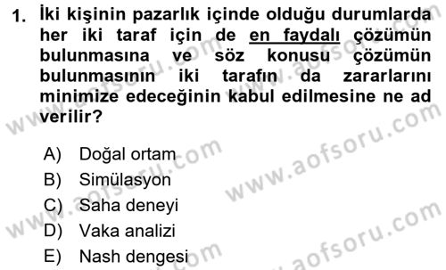 Uluslararası İlişkilerde Araştırma Yöntemleri Dersi 2015 - 2016 Yılı (Final) Dönem Sonu Sınav Soruları 1. Soru