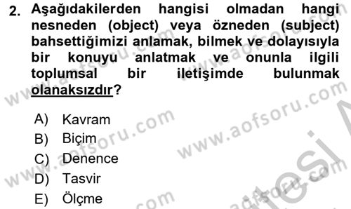 Uluslararası İlişkilerde Araştırma Yöntemleri Dersi 2016 - 2017 Yılı (Vize) Ara Sınav Soruları 2. Soru