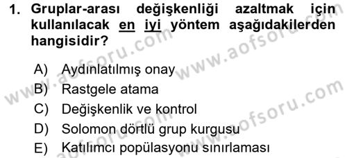 Uluslararası İlişkilerde Araştırma Yöntemleri Dersi 2017 - 2018 Yılı 3 Ders Sınav Soruları 1. Soru