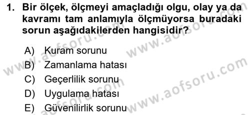 Uluslararası İlişkilerde Araştırma Yöntemleri Dersi 2020 - 2021 Yılı Yaz Okulu Sınav Soruları 1. Soru