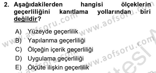 Uluslararası İlişkilerde Araştırma Yöntemleri Dersi 2023 - 2024 Yılı (Final) Dönem Sonu Sınav Soruları 2. Soru