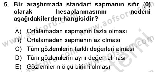 Uluslararası İlişkilerde Araştırma Yöntemleri Dersi 2023 - 2024 Yılı (Final) Dönem Sonu Sınav Soruları 5. Soru