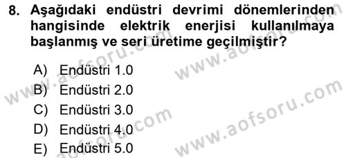 Gastronominin Temelleri Dersi 2022 - 2023 Yılı (Final) Dönem Sonu Sınav Soruları 8. Soru