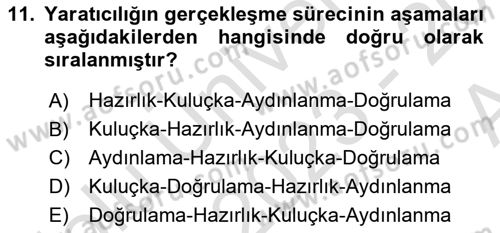 Gastronominin Temelleri Dersi 2023 - 2024 Yılı (Vize) Ara Sınav Soruları 11. Soru