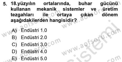 Gastronominin Temelleri Dersi 2023 - 2024 Yılı (Final) Dönem Sonu Sınav Soruları 5. Soru