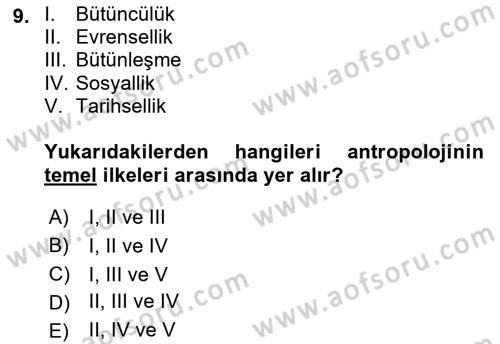 Gastronominin Temelleri Dersi 2023 - 2024 Yılı (Final) Dönem Sonu Sınav Soruları 9. Soru