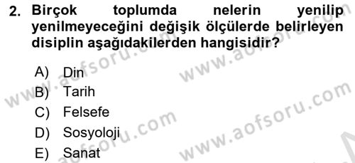 Gastronominin Temelleri Dersi 2024 - 2025 Yılı (Vize) Ara Sınav Soruları 2. Soru
