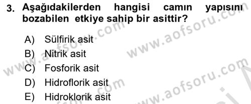 Beslenmenin Temel İlkeleri Dersi 2021 - 2022 Yılı (Vize) Ara Sınav Soruları 3. Soru