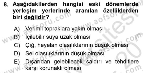 Yemek Sosyolojisi Dersi 2025 - 2026 Yılı (Final) Dönem Sonu Sınav Soruları 8. Soru