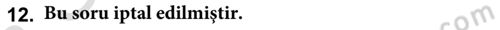 Türk Mutfak Kültürü Dersi 2021 - 2022 Yılı (Vize) Ara Sınav Soruları 12. Soru