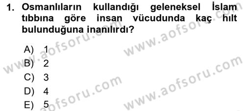 Türk Mutfak Kültürü Dersi 2023 - 2024 Yılı (Final) Dönem Sonu Sınav Soruları 1. Soru