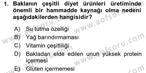 Gıda Coğrafyası Dersi Ara Sınavı Deneme Sınav Soruları 1. Soru