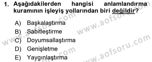 Gastronomi Ve Medya Dersi 2017 - 2018 Yılı (Vize) Ara Sınav Soruları 1. Soru