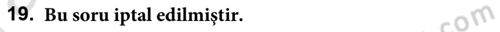 İçecek Bilgisi Dersi 2023 - 2024 Yılı (Vize) Ara Sınav Soruları 19. Soru