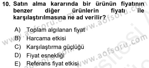 Menü Yönetimi Dersi 2017 - 2018 Yılı 3 Ders Sınav Soruları 10. Soru