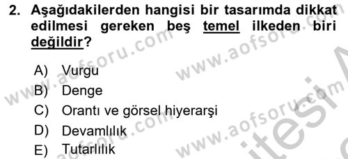 Menü Yönetimi Dersi 2018 - 2019 Yılı Yaz Okulu Sınav Soruları 2. Soru