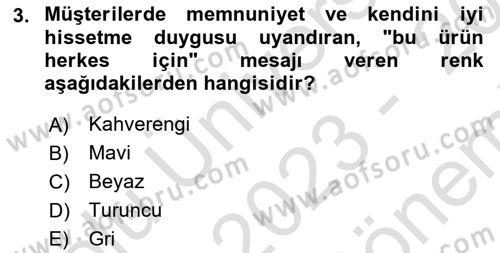 Menü Yönetimi Dersi 2023 - 2024 Yılı (Final) Dönem Sonu Sınav Soruları 3. Soru