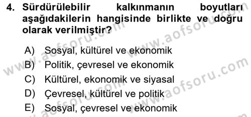 Gastronomide Yeni Akımlar Dersi 2023 - 2024 Yılı (Vize) Ara Sınav Soruları 4. Soru