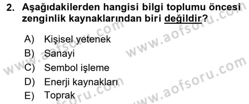Temel Bilgi Teknolojileri 1 Dersi 2018 - 2019 Yılı (Vize) Ara Sınavı 2. Soru