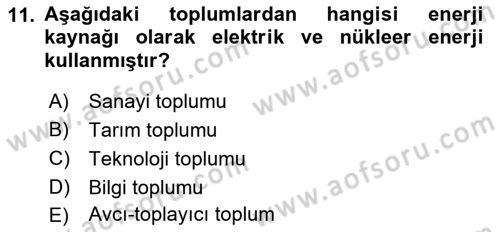Temel Bilgi Teknolojileri 1 Dersi 2022 - 2023 Yılı (Vize) Ara Sınavı 11. Soru