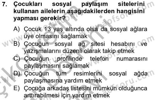 Temel Bilgi Teknolojileri 2 Dersi 2012 - 2013 Yılı (Final) Dönem Sonu Sınav Soruları 7. Soru