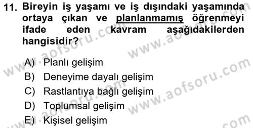 Temel Bilgi Teknolojileri 2 Dersi 2017 - 2018 Yılı (Final) Dönem Sonu Sınav Soruları 11. Soru