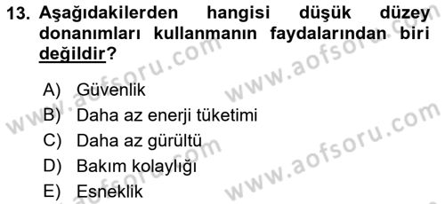 Temel Bilgi Teknolojileri 2 Dersi 2018 - 2019 Yılı (Final) Dönem Sonu Sınav Soruları 13. Soru