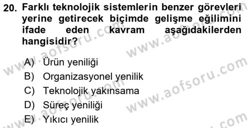 Temel Bilgi Teknolojileri 2 Dersi 2018 - 2019 Yılı (Final) Dönem Sonu Sınav Soruları 20. Soru