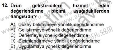 Bilgisayar 2 Dersi 2012 - 2013 Yılı (Final) Dönem Sonu Sınav Soruları 12. Soru