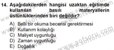 Bilgisayar 2 Dersi 2012 - 2013 Yılı (Final) Dönem Sonu Sınav Soruları 14. Soru