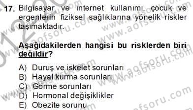 Bilgisayar 2 Dersi 2012 - 2013 Yılı (Final) Dönem Sonu Sınav Soruları 17. Soru