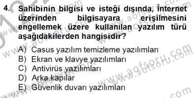 Bilgisayar 2 Dersi 2012 - 2013 Yılı (Final) Dönem Sonu Sınav Soruları 4. Soru