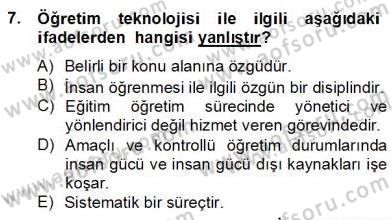 Bilgisayar 2 Dersi 2012 - 2013 Yılı (Final) Dönem Sonu Sınav Soruları 7. Soru