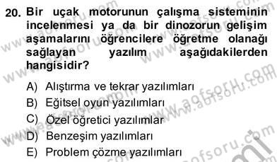 Bilgisayar 2 Dersi 2013 - 2014 Yılı (Vize) Ara Sınav Soruları 20. Soru