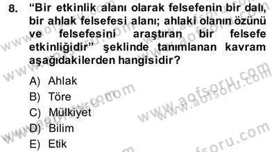 Bilgisayar 2 Dersi 2013 - 2014 Yılı (Vize) Ara Sınav Soruları 8. Soru