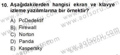 Bilgisayar 2 Dersi 2014 - 2015 Yılı (Vize) Ara Sınav Soruları 10. Soru