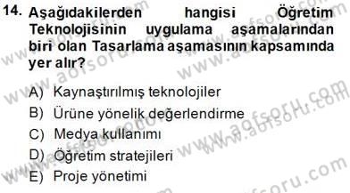 Bilgisayar 2 Dersi 2014 - 2015 Yılı (Vize) Ara Sınav Soruları 14. Soru